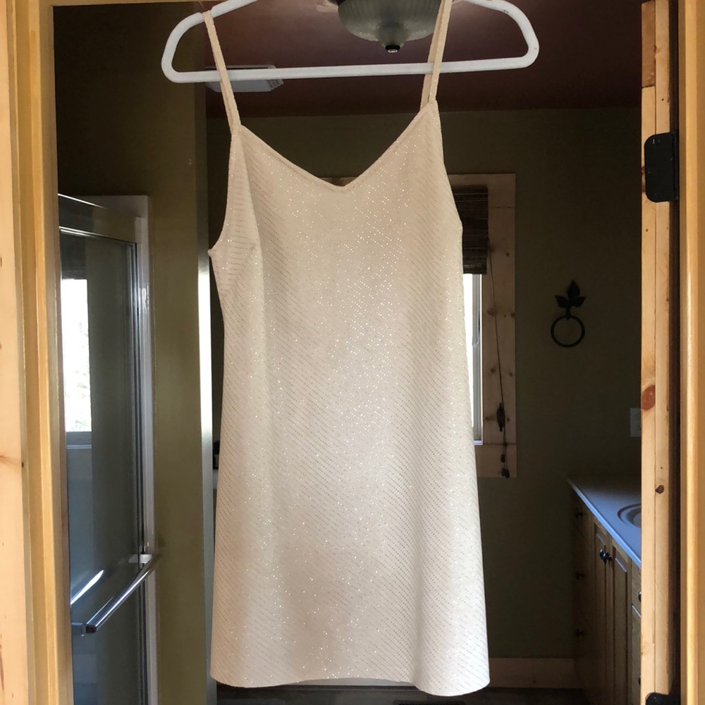 Suede mini dress